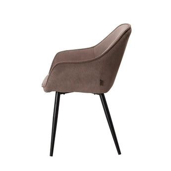 Pilo Spisebordsstol - Brun Fløjl - Hofstra & Wagner