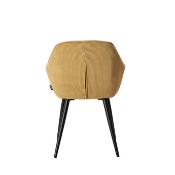 Pilo Spisebordsstol - Gul Fløjl - Hofstra & Wagner