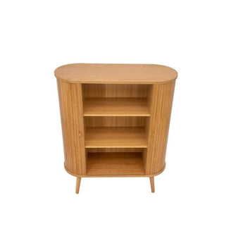 Trewood Jalousi skab i Natur Eg - 100 cm - Hofstra & Wagner