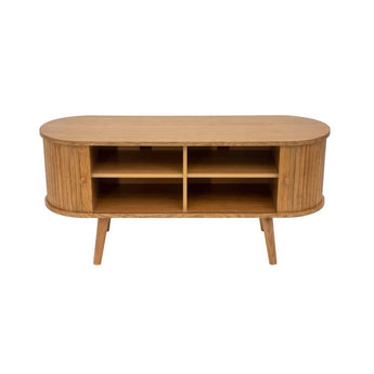 Trewood TV bord i Natur Eg - 120 cm - Hofstra & Wagner