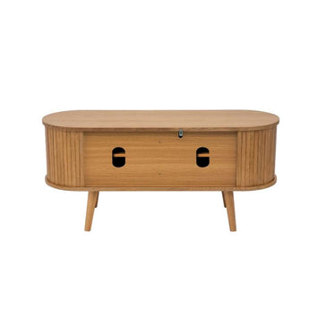 Trewood TV bord i Natur Eg - 120 cm - Hofstra & Wagner