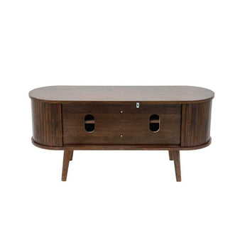 Trewood TV bord i Smoked Eg - 120 cm - Hofstra & Wagner