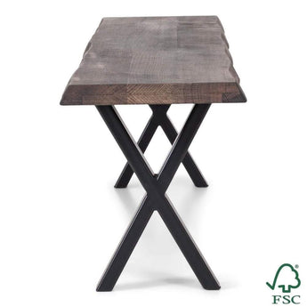 Venus Plankebænk - Smoked Olieret Egetræ 180 cm - Hofstra & Wagner