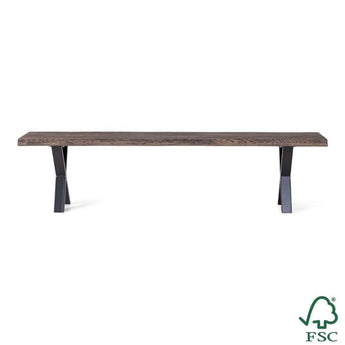 Venus Plankebænk - Smoked Olieret Egetræ 180 cm - Hofstra & Wagner