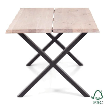 Venus Plankebord - Hvidolieret Egetræ 160 cm - Hofstra & Wagner