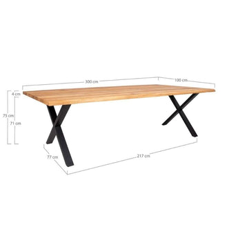 Venus Plankebord - Olieret Egetræ 300 cm - Hofstra & Wagner