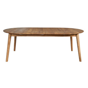 Venus Rundt Spisebord M. Tillægsplader - Natur Egetræ Ø120-170-220 cm - Hofstra & Wagner