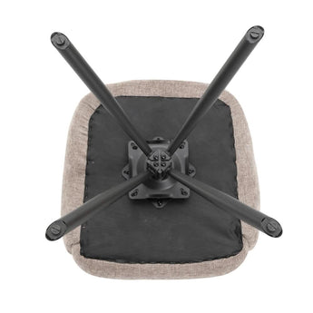 Vienna Spisebordsstol med drejefunktion - Beige Stof - Hofstra & Wagner