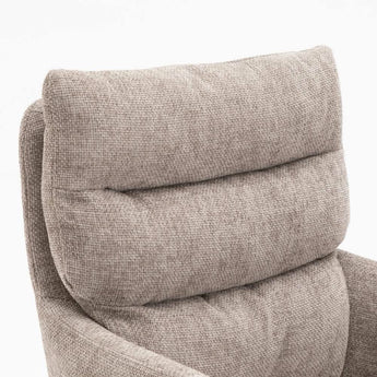 Vienna Spisebordsstol med drejefunktion - Beige Stof - Hofstra & Wagner