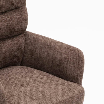 Vienna Spisebordsstol med drejefunktion - Brun stof - Hofstra & Wagner