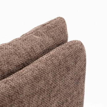 Vienna Spisebordsstol med drejefunktion - Brun stof - Hofstra & Wagner