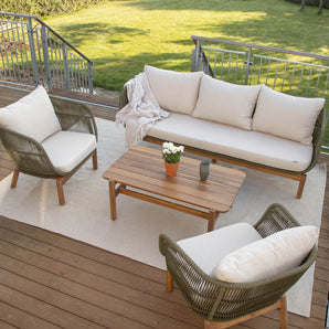 Tokheim Loungesæt, 5-pers. - Grøn Reb