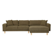 Maloy Sofa - Vendbar Chaiselong 300 cm - Grøn