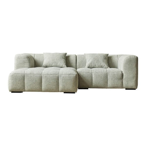 Bora Sofa i Olivengrøn - Venstrevendt - 240 cm