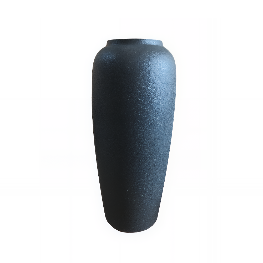 Terracotta Dekorationskrukke i Sort i 64 cm