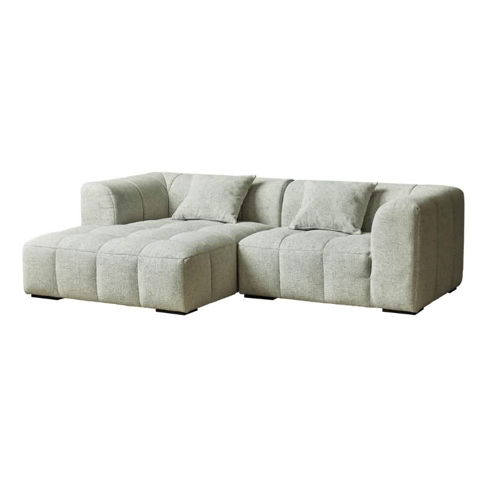 Bora Sofa i Olivengrøn - Venstrevendt - 240 cm