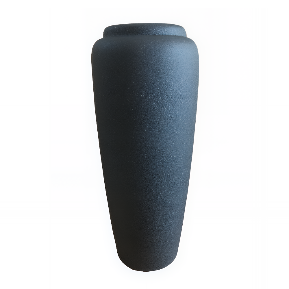 Terracotta Dekorationskrukke i Sort i 82 cm
