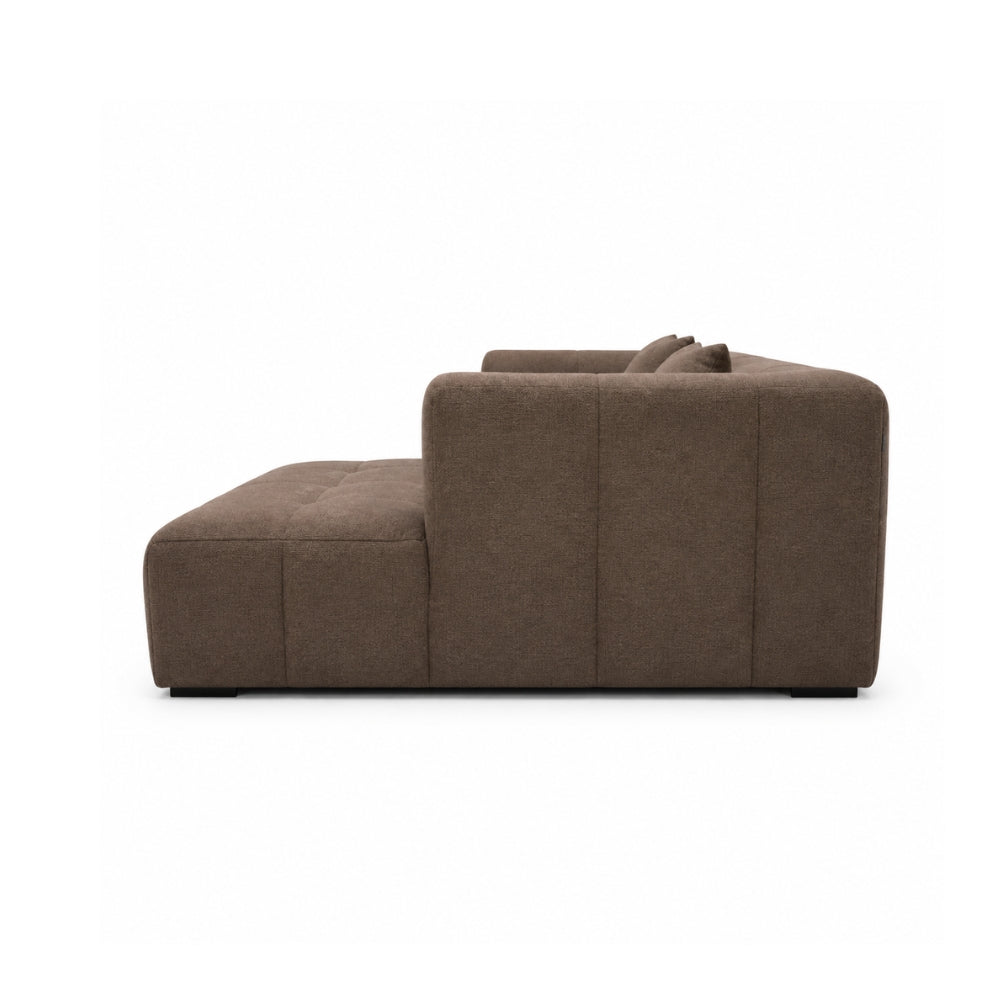 Bora Sofa - Højrevendt - 240 cm - Brun
