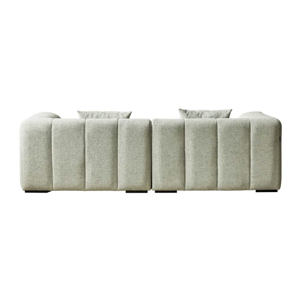 Bora Sofa i Olivengrøn - Venstrevendt - 240 cm