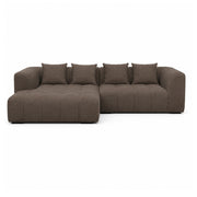 Bora Sofa i Brun XL - Venstrevendt - 300 cm