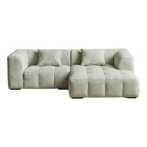 Bora Sofa i Olivengrøn - Højrevendt - 240 cm