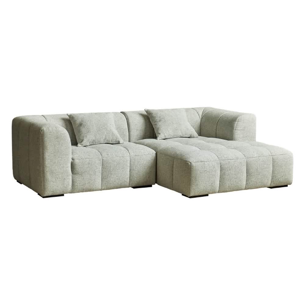 Bora Sofa i Olivengrøn - Højrevendt - 240 cm