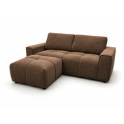 Maui 220 cm Sofa Inkl. Puf - Brun