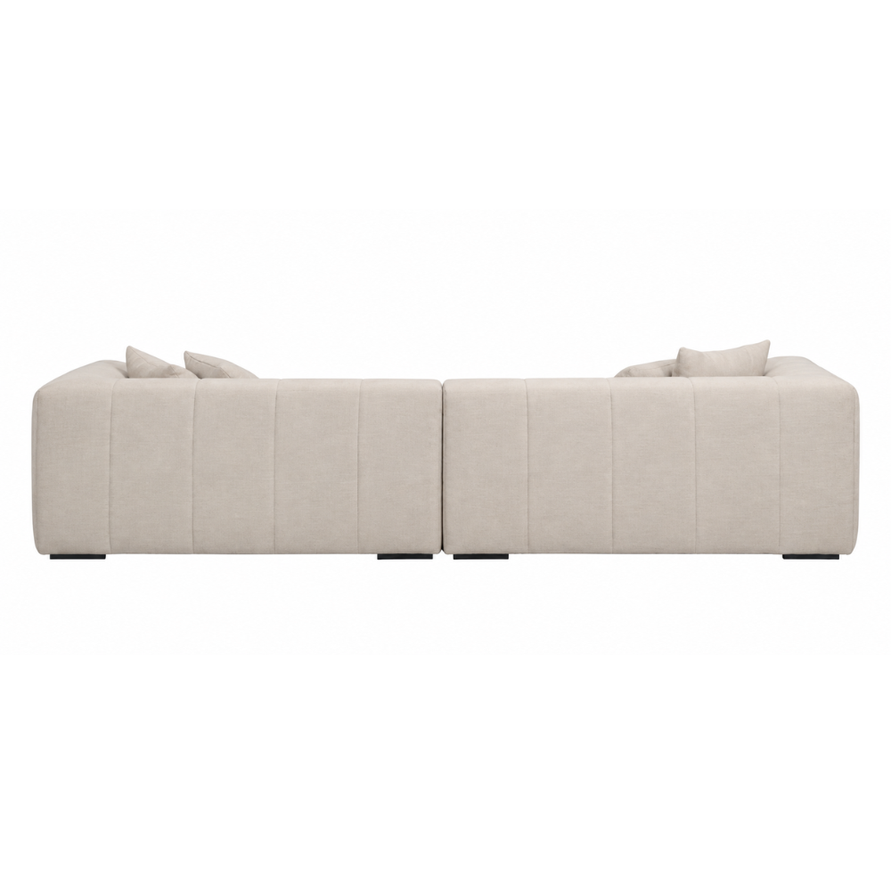 Bora Sofa - 300 cm XL - Venstrevendt - Beige Boucle Heroy