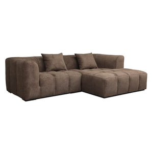 Bora Sofa - Brun - Højrevendt - 240 cm