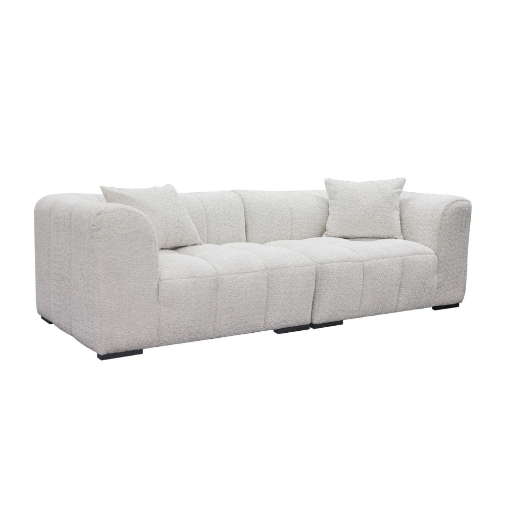 Bora Sofa i Beige Boucle - 240 cm