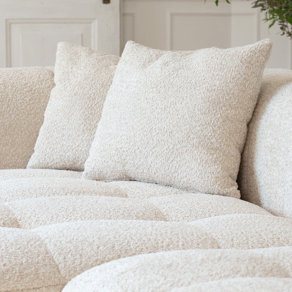 Bora Sofa - 300 cm XL - Venstrevendt - Beige Boucle