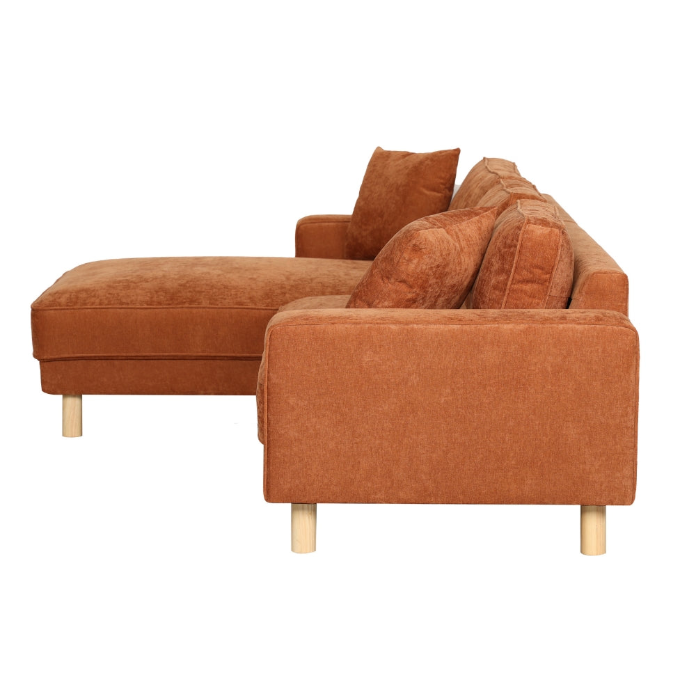 Maloy Sofa - Vendbar Chaiselong 300 cm - Rust