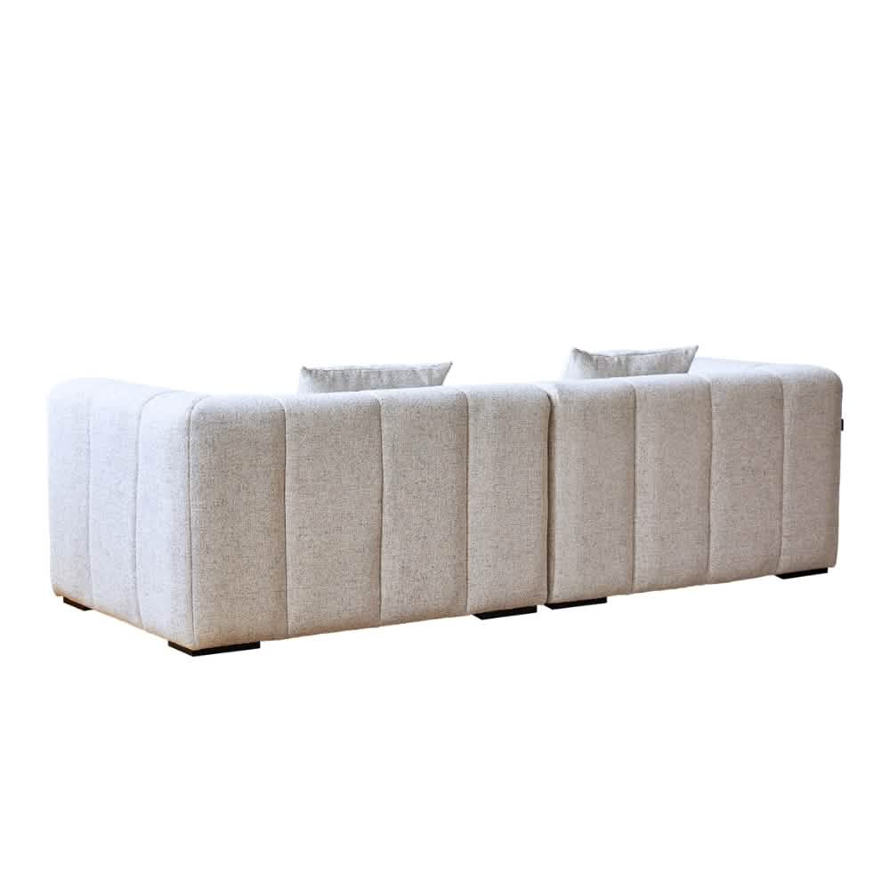 Bora Sofa i Hvid - Højrevendt - 240 cm