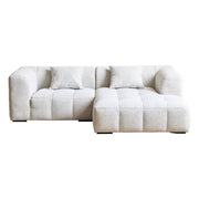 Bora Sofa i Hvid - Højrevendt - 240 cm
