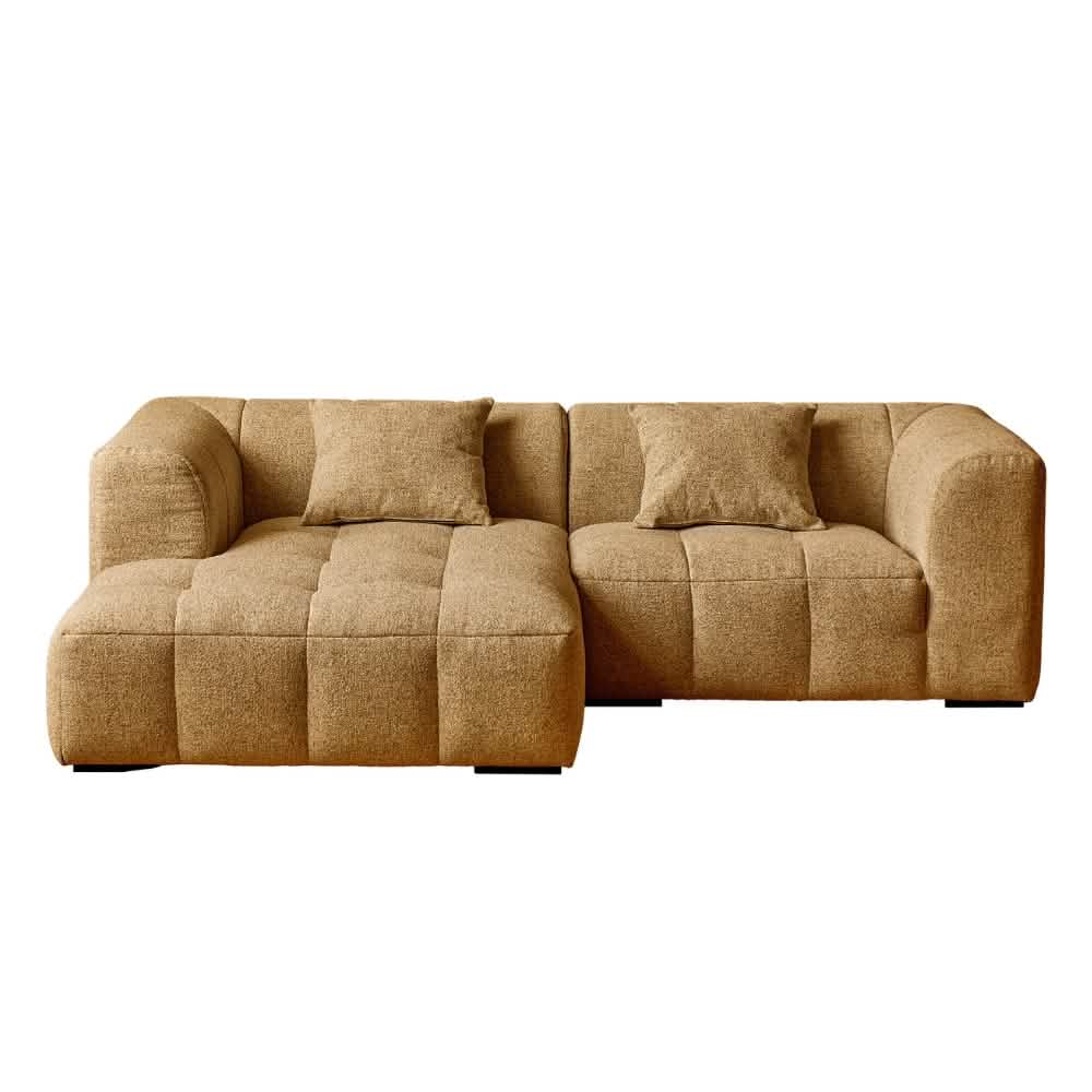 Bora Sofa i Gul - Venstrevendt - 240 cm