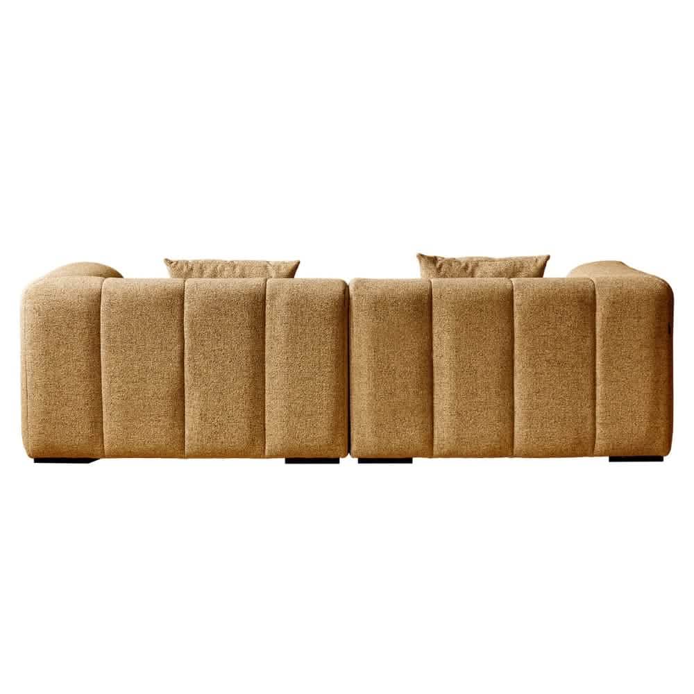 Bora Sofa i Gul - Højrevendt - 240 cm