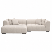 Bora Sofa - 300 cm XL - Venstrevendt - Beige Boucle Heroy