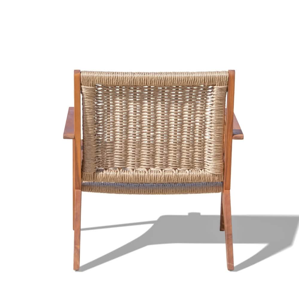 Brydal Loungestole - Akacietræ & Rattan i Lys Natur, 2 stk.