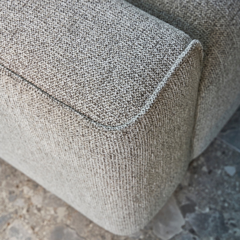 Maui Sofa m. Puf - 220 cm - Beige