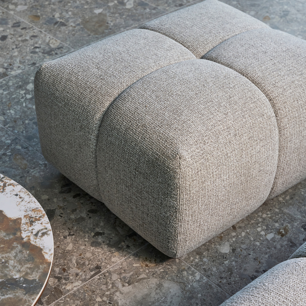 Maui Sofa m. Puf - 220 cm - Beige