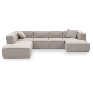 Benne U-modulsofa - Højrevendt - Beige