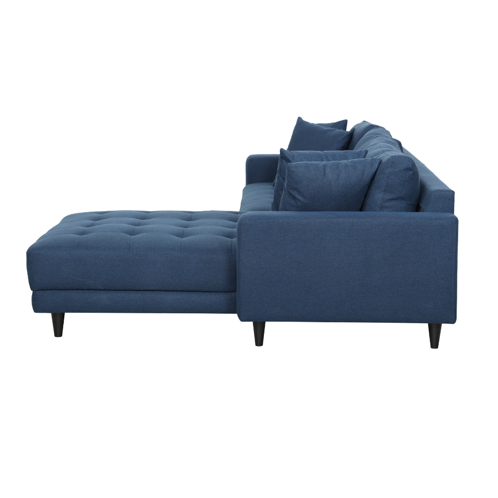 Milo Sofa - Vendbar Chaiselong 283 cm - Mørkeblå