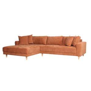 Milo Sofa - Vendbar Chaiselong 283 cm - Rust