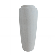Terracotta Dekorationskrukke i hvid i 82 cm