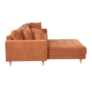 Milo Sofa - Vendbar Chaiselong 283 cm - Rust