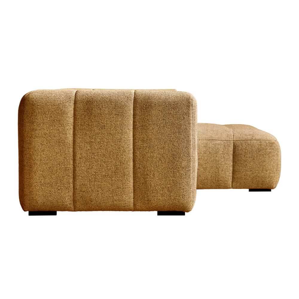 Bora Sofa i Gul - Venstrevendt - 240 cm