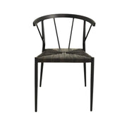 Belmonte Havestol - Sort Rattan