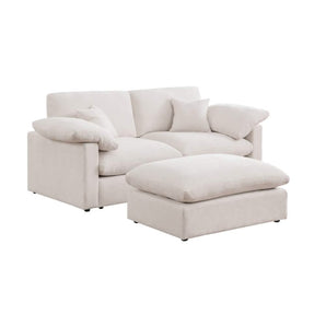 Alva Cloudsofa 2-pers. inkl. puf - Beige