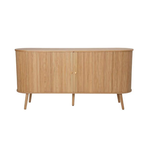 Asta Jalousiskab i Natur Eg - 160 cm