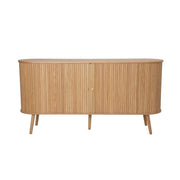 Asta Jalousiskab i Natur Eg - 160 cm